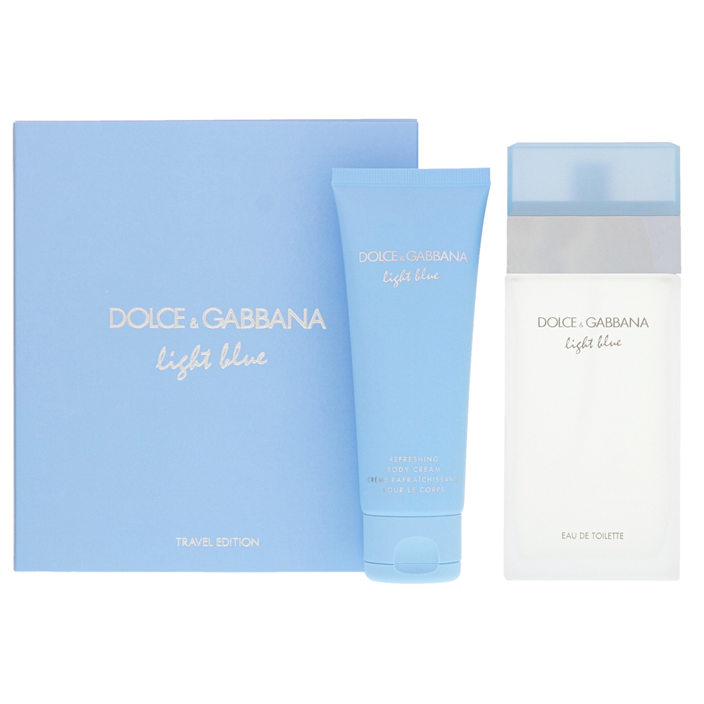 Set Nước hoa Nữ Dolce & Gabbana Light Blue EDT 100ml + Dưỡng thể 100ml